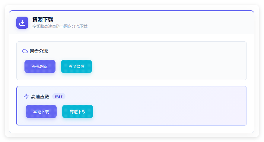 网盘分流下载 - emlog插件