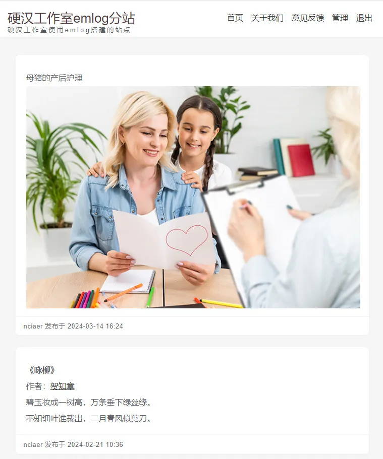 微语笔记前台显示 - emlog插件